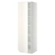 METOD High cabinet with shelves, white/Veddinge white, 60x60x200 cm