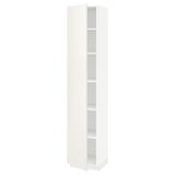 METOD High cabinet with shelves, white/Veddinge white, 40x41x200 cm