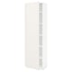 METOD High cabinet with shelves, white/Veddinge white, 60x41x200 cm
