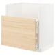 METOD / MAXIMERA Base cab f TALLSJÖN sink, white/Askersund light ash effect, 80x60 cm