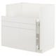 METOD / MAXIMERA Base cab f TALLSJÖN sink, white/Ringhult light grey, 80x60 cm