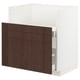 METOD / MAXIMERA Base cab f TALLSJÖN sink, white/Sinarp brown, 80x60 cm