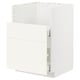 METOD / MAXIMERA Base cab f TALLSJÖN sink, white/Vallstena white, 60x60 cm