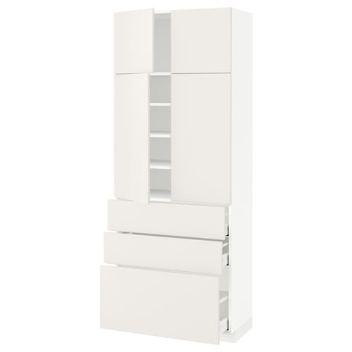 METOD kitchen cabinets - white, modern, sturdy