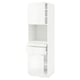 Option: METOD / MAXIMERA Hi cb f micro w 2 drawers/2 doors, white/Ringhult white, 60x60x200 cm