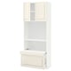 METOD / MAXIMERA Hi cb w pull-out shelf/drawer/2 drs, white/Bodbyn off-white, 80x41x200 cm