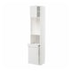 METOD / MAXIMERA High cab w pull-out storage/1 door, white/Stensund white, 40x41x200 cm