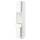 METOD / MAXIMERA High cabinet with 2 doors+1 drawer, white Enköping/white wood effect, 40x41x200 cm