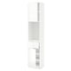 METOD / MAXIMERA High cabinet with 2 doors+1 drawer, white/Ringhult white, 40x41x200 cm