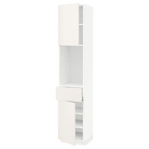 Ikea METOD white kitchen cabinet, sleek modern storage unit with adjustable shelf.