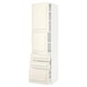 METOD / MAXIMERA High cabinet with 2 doors+3 drawers, white/Bodbyn off-white, 60x60x220 cm