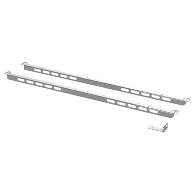 METOD Reinforced ventilated top rail, galvanised, 75 cm