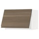 METOD Wall cabinet horizontal, white/Voxtorp walnut effect, 60x37x40 cm