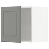 METOD Wall cabinet, white/Bodbyn grey, 40x37x40 cm