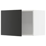 METOD Wall cabinet, white/Nickebo matt anthracite, 60x37x40 cm