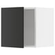 Option: METOD Wall cabinet, white/Nickebo matt anthracite, 40x37x40 cm