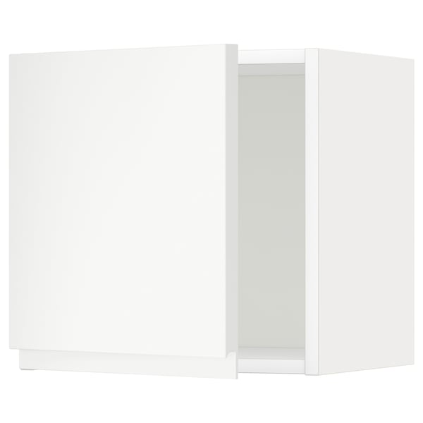 METOD Wall cabinet, white/Voxtorp matt white, 40x37x40 cm