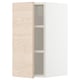 METOD Wall cabinet with shelves, white/Askersund light ash effect, 30x37x60 cm