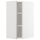 METOD Wall cabinet with shelves, white/Ringhult light grey, 30x37x60 cm