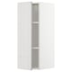 METOD Wall cabinet with shelves, white/Ringhult light grey, 30x37x80 cm
