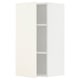 METOD Wall cabinet with shelves, white/Vallstena white, 40x37x80 cm