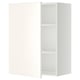 Option: METOD Wall cabinet with shelves, white/Veddinge white, 60x37x80 cm
