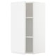 METOD Wall cabinet with shelves, white/Voxtorp high-gloss/white, 40x37x80 cm