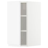 METOD Wall cabinet with shelves, white/Voxtorp matt white, 30x37x60 cm