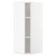 METOD Wall cabinet with shelves, white/Voxtorp matt white, 30x37x80 cm