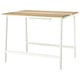 MITTZON Conference table, oak veneer/white, 140x108x105 cm
