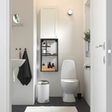 MJÖSA Pedal bin, white, 12 l