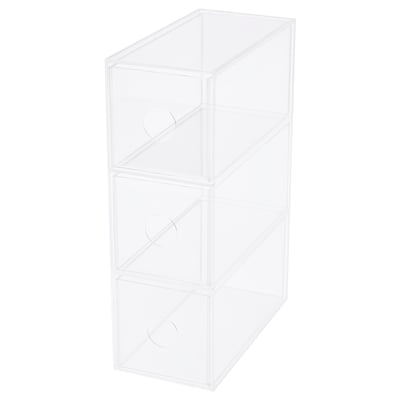 MOJAN Make-up storage with 3 drawers, 8.5x17 cm