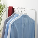 MULIG Clothes rack, white, 74x90 cm