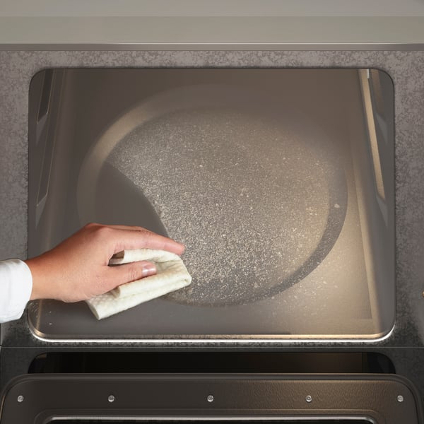 MUMSIG LP Gas oven with microwave function, stainless steel, 60x53 cm