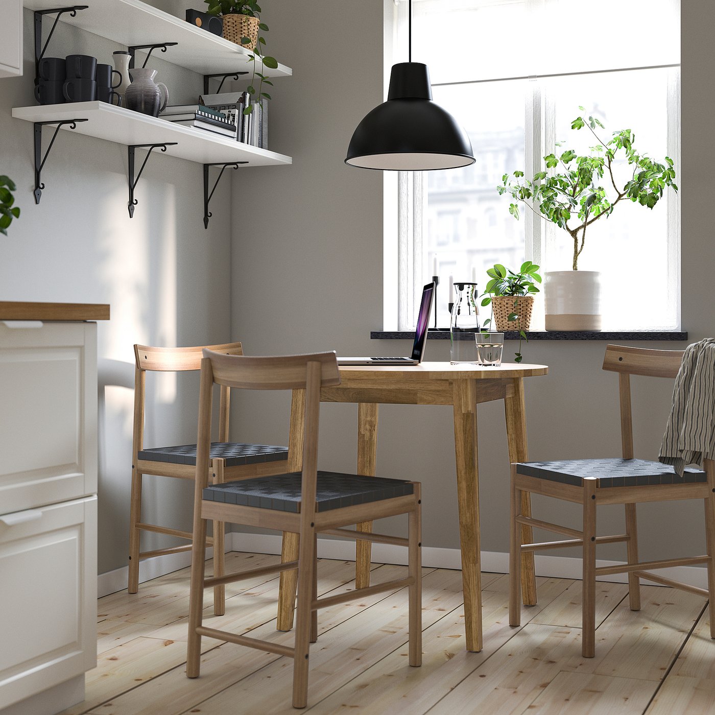 IKEA ナッカンネース NACKANÄS table, acacia, 551/8x297/8