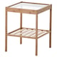 NESNA Bedside table, bamboo, 36x35 cm