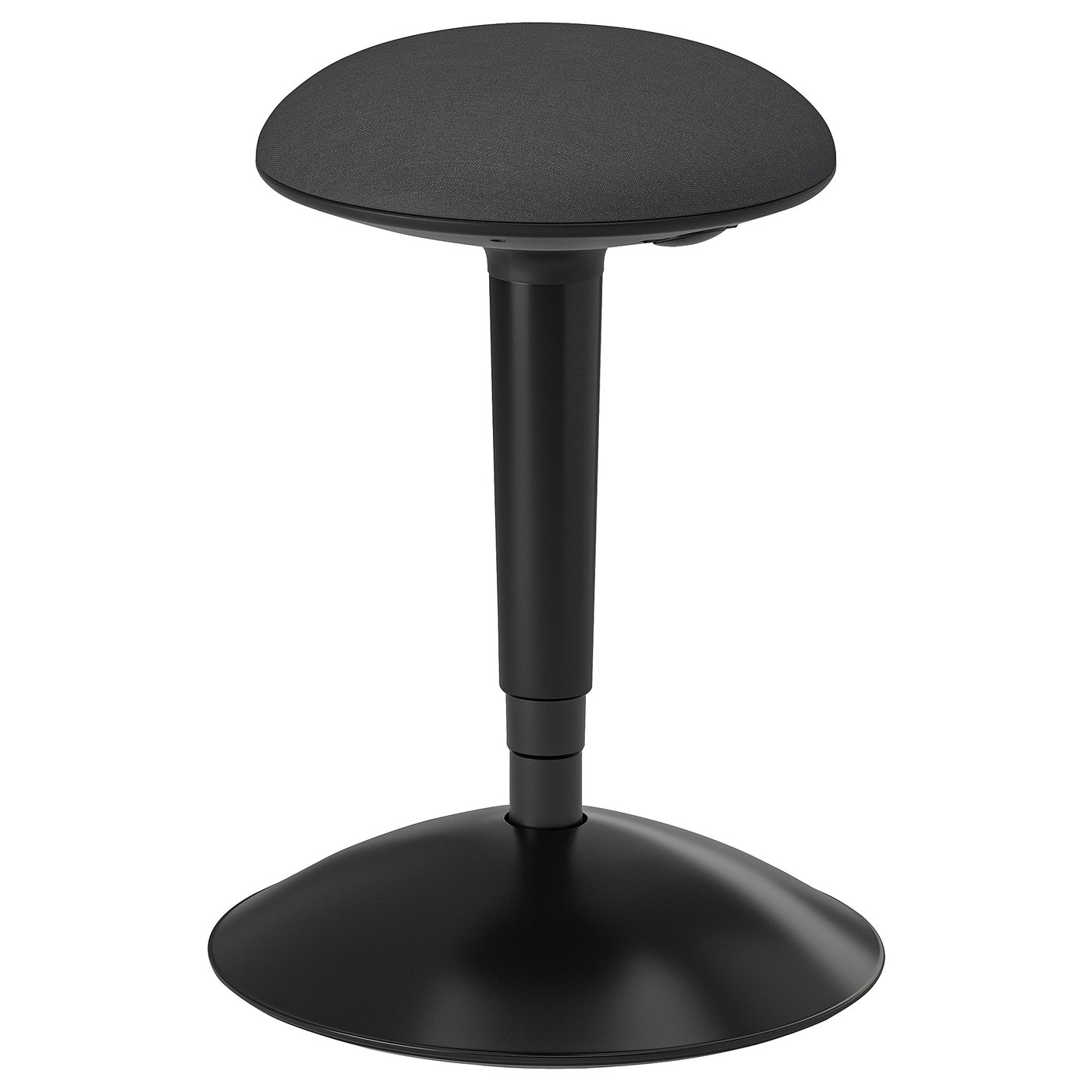 NILSERIK standing support, black/Vissle dark grey - IKEA