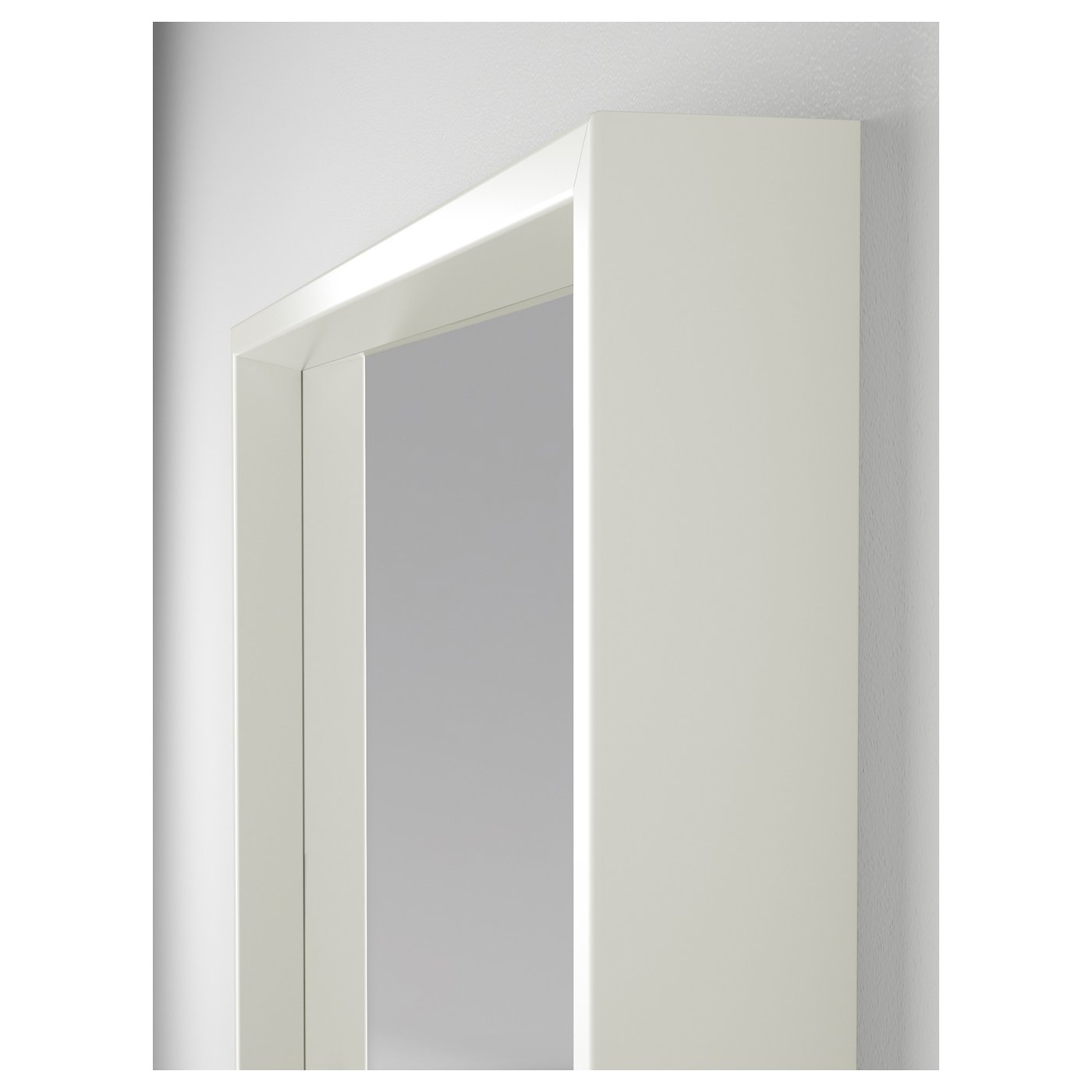 waarom niet Echt Nylon NISSEDAL Mirror, white, 65x65 cm - IKEA