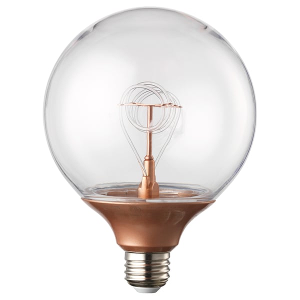 Nittio Led Bulb E26 Lumen Globe Copper Colour 1 Mm Ikea