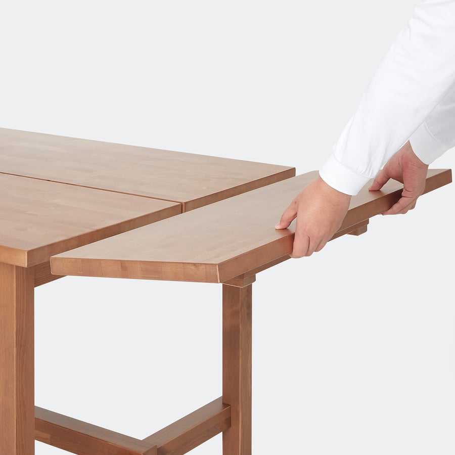 NORDVIKEN Extendable table, birch, 152/223x95 cm IKEA