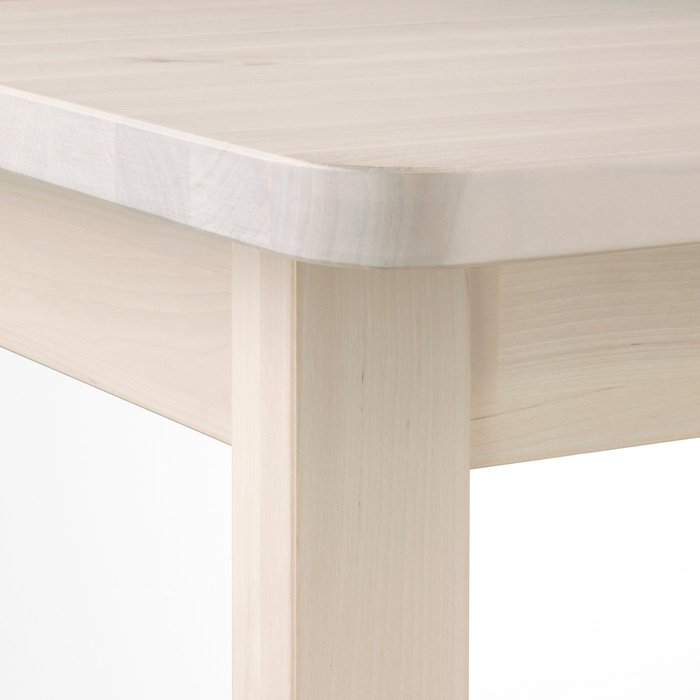 NORRÅKER table, birch, 125x74 cm - IKEA
