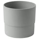 Option: NYPON Plant pot, in/outdoor grey, 15 cm