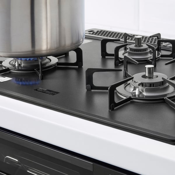ÖSSJÖ Natural gas 13A12A hob w fish grill, 59 cm