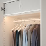 ÖVERSIDAN LED wardrobe lighting strp w sensor, dimmable white, 71 cm