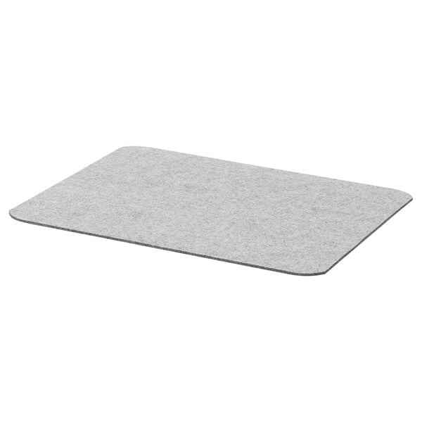 ÖVERSIKTLIG Place mat, light grey, 39x29 cm