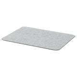 ÖVERSIKTLIG Place mat, light grey, 39x29 cm