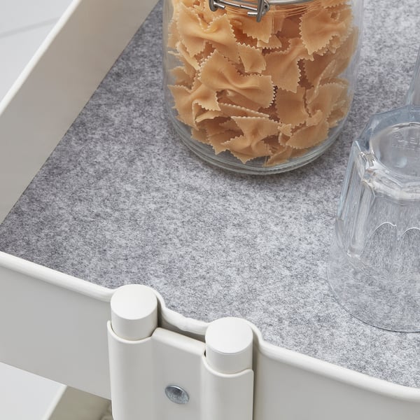 ÖVERSIKTLIG Place mat, set of 3, light grey