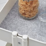 ÖVERSIKTLIG Place mat, set of 3, light grey