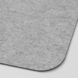 ÖVERSIKTLIG Place mat, set of 3, light grey
