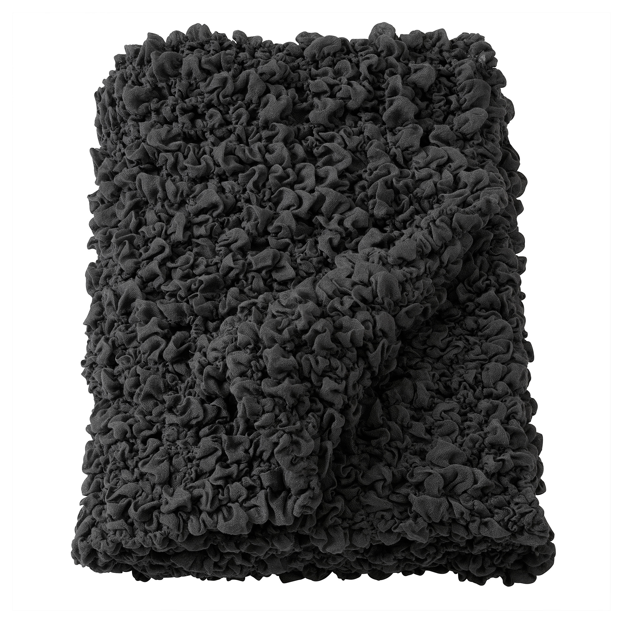 OFELIA Blanket, dark grey, 130x170 cm IKEA